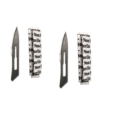Safe Custom Animal Sterile Surgical Blades Disposable Surgical Scissors Blades
