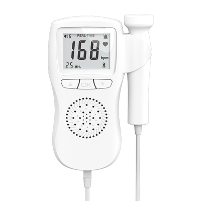 Factory Price Hot Selling Professional Portable Fetal Doppler Mini Mute Ultrasound Fetal Heartbeat Monitor From Medical Health Care Manufacturer