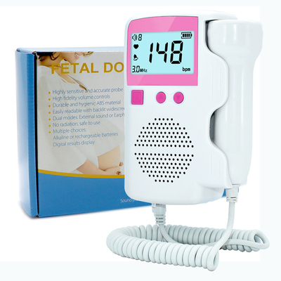 Rechargeable Fetal Heart Rate Doppler Measurement Fetal Heart Rate Monitors Portable Fetal Monitor Fetal Doppler