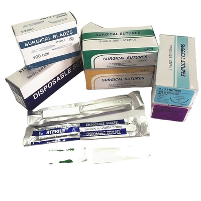 Easy to tear easy to tear disposable scalpel for handling surgical blades