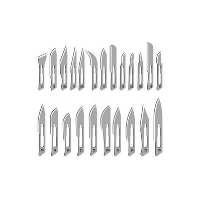 Good Metal Price CE ISO Certified Hospital Medical Use Surgical Scalpel Blade With Different Sizes