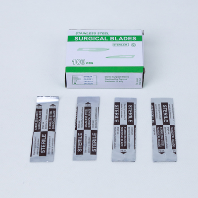 Surgical Protective Carbon Stainless Steel Disposable Medical Surgical Scalpel Blade